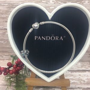 Pandora bangle 8” w/ starfish charm
